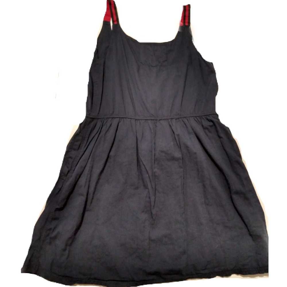 Women's Sleeveless Skater Dress with Pockets Sz Lg
